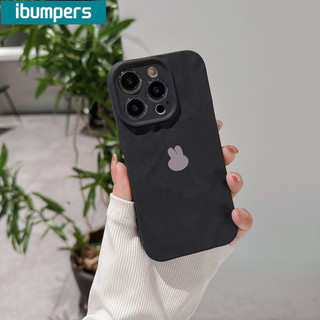 ibumpers Ốp Lưng iPhone Xinh Hàn Quốc Thỏ In Hình Ốp Điện Thoại nhám Silicon Mềm Chống Sốc Chống Bẩn Cho Iphone 16 15 14 12 13 11 Pro Max IP 7 8 Plus X XS XR