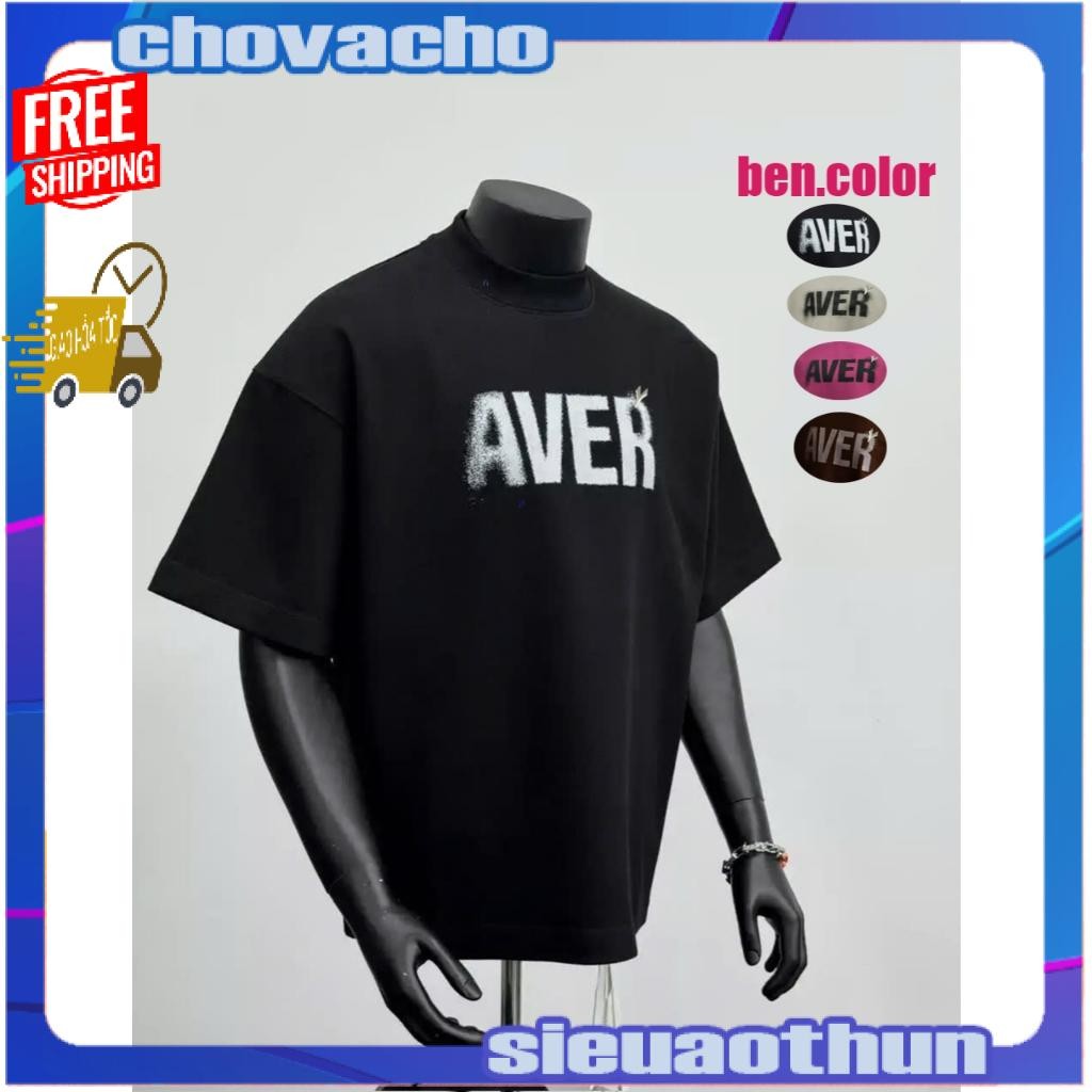 Áo thun Stee Cổ tròn AVER Localbrand ICVCVNI Unisex