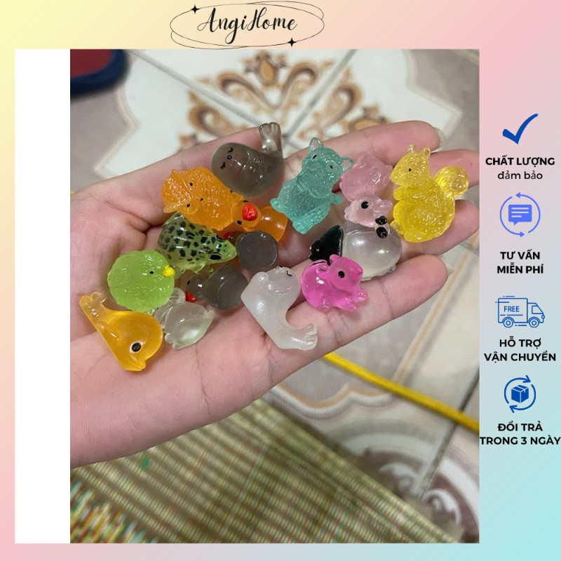 Túi mù charm phát sáng dạ quang mini từ 2-3cm ANGIHOME