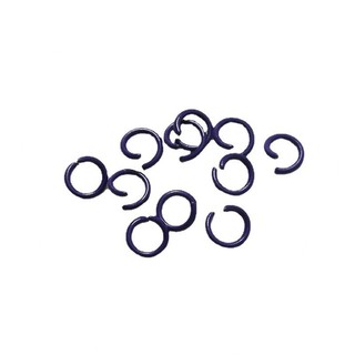 Móc khóa men màu macaron, vòng tròn khóa 8mm, vòng mở, phụ kiện trang sức DIY, bán buôn nguyên liệu