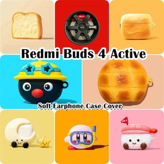 [imamura] Dành Cho Redmi Buds 4 Vỏ Hoạt Hình Silicon Mềm Chống Rơi Anime Vỏ Tai Nghe Hoạt Hình