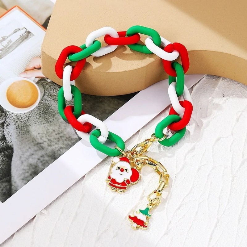 Ông Già Noel Hạt Vòng Tay Thời Trang Cho Nữ Tiệc Năm Mới Trang Sức Quà Tặng Giáng Sinh