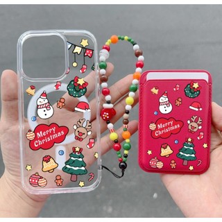 3 Vỏ họa tiết tuần lộc hoạt hình Giáng sinh Thích hợp cho Iphone 11promax 16pro 16promax X XR XSMAX 12 13 14 15 pro max Vỏ nữ 14promax 15plus