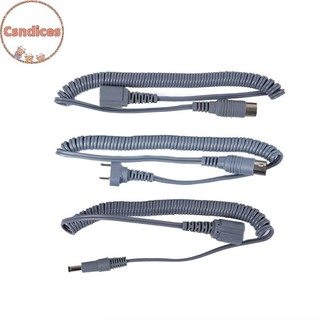 Csndices Phụ kiện máy chắc chắn Máy khoan móng tay Dây cáp nguồn cho máy khoan làm móng tay điện Dây tay cầm màu xám VN