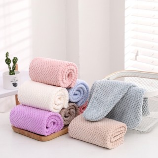 Khăn quấn ủ tóc lau khô siêu tốc 25x65cm mềm mại thấm nước tốt giúp chăm sóc tóc tiện lợi #A276