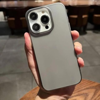 Ốp điện thoại trong suốt mờ siêu mỏng mờ cho iPhone 17 air 16 Pro 15 14 Plus 13 12 Pro Max Ốp lưng da mỏng chống sốc