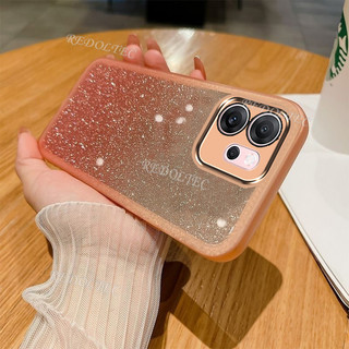Ốp lưng OPPO Reno 14F 5G Vỏ lấp lánh sang trọng OPPO Reno14 F Reno 14 F Gradient Bling Vỏ silicon trong suốt có bảo vệ ống kính