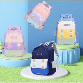 BINBES - BNS-6076 Balo học sinh Cấp 1 siêu nhẹ, chống gù, chống thấm nước. cặp sách học sinh