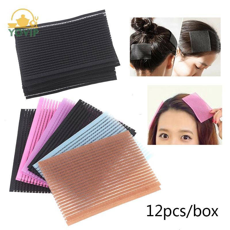 YOVIP 12 Miếng Dán Tóc Dán Tóc Liền Mạch Cố Định Kẹp Dán Viết Biên Giới VN
