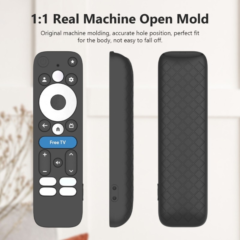 IOR Chống Sốc Điều Khiển Từ Xa Dành Cho onn GoogleTV Box 4KPro Remote Cover Bảo Vệ Toàn Thân Vỏ Chống Trơn Trượt