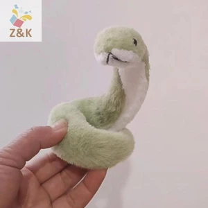 ZK 1 Con Bò Sát Có Thể Uốn Cong Mô Phỏng Rắn Sang Trọng Trang Trí Nhà 40cm Thú Nhồi Bông Xanh Rắn Sang Trọng Búp Bê Bông Mềm Trang Trí VN