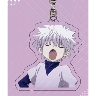 Móc khóa chibi anime đầu to Killua Zoldyck - hiatusxhiatus thợ săn toàn thời gian móc khoá bằng arcrylic trong suốt