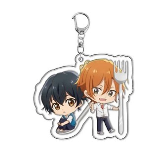 Anime Sasaki And Miyano Keychain Cosplay SASAKI SYUUMEI MIYANO YOSHIKAZU Pendant Car Key Ring Bag Acc