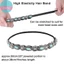 Sund Pha Lê Ngọc Trai Bohemian Phụ Kiện Tóc Kim Cương Giả Đính Hạt Băng Đô Quấn Tóc Co Giãn Phong Cách Hàn Quốc VN