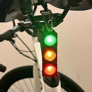 3D Đèn LED Giao Thông Móc Khóa Mô Phỏng Mặt Dây Chuyền Điện Tử Mini Đi Bộ Đồ Chơi Phát Sáng Trẻ Em Nhận Thức Đồ Chơi Quà Tặng