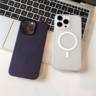 Ống Điện Thoại Từ Tính Bán Trong Suốt Mờ Chống Rơi Cho Iphone 16 15 14 13 12 Pro Max 15plus 11pro PC Vỏ Cứng Bảo Vệ