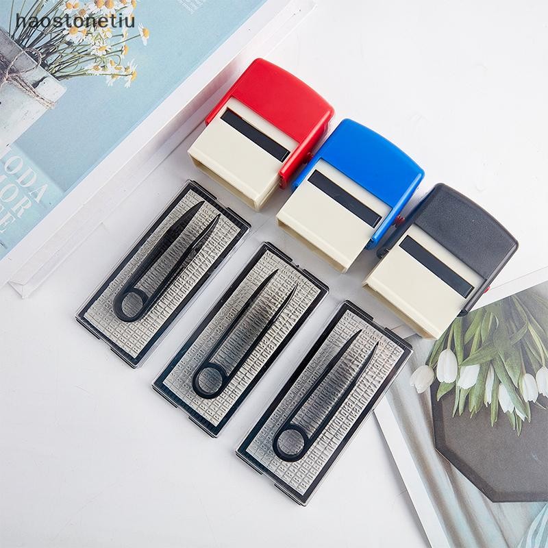 NS Cao Su Tem Bộ DIY Tùy Chỉnh Cá Tính Tự Mực Địa Chỉ Kinh Doanh Tên Số Chữ Tem Thủ Công In Tem Cao Su NS