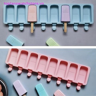 Toplanswatchstore 1 Khuôn Làm Kem Silicon DIY Chocolate Món Tráng Miệng Popsicle Khuôn Làm Dụng Cụ Tự Chế Dự Tiệc Mùa Hè Cung Cấp VN