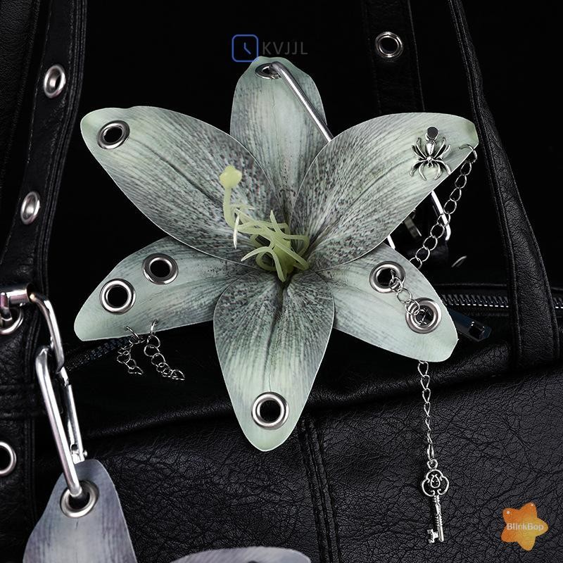[KvJJL-t] Sáng Tạo Lily Mô Phỏng Hoa Móc Khóa Mặt Dây Chuyền Ba Lô Trang Trí Phụ Kiện Quà Tặng Mới