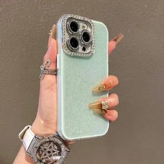 Logo Sang Trọng Kẹo Kim Cương Ốp lưng iPhone 11 12 13 14 15 16 Pro Max Plus Lấp Lánh Chống Sốc Ốp Lưng Ốp Lưng