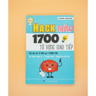 Sách - Hack Não Từ Vựng Tiếng Nhật - 1700 Từ Vựng Giao Tiếp(tặng kèm quà)
