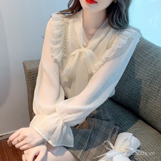 Áo Barong Hiện Đại Filipiniana Phong Cách Châu Á, Chất Liệu Voan Có Nơ Chi Tiết Thanh Lịch