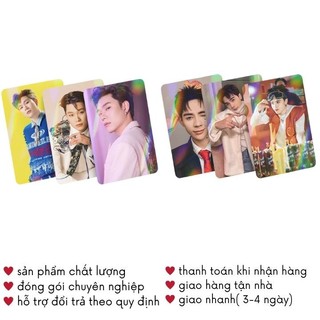 Card Quang Hùng Master D Hộp 30 Tấm Laser Lấp Lánh 2 Mặt Bo Góc Timo QT114