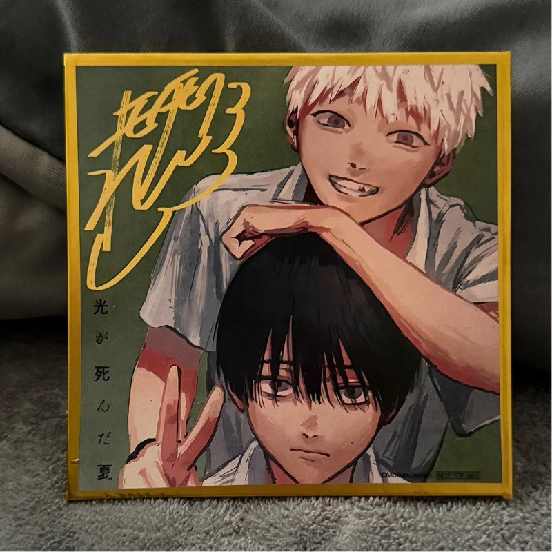 The Summer Hikaru Died  Shikishi Board Bảng Shikishi qua đời mùa hè | Hikaru & Yoshiki | Bảng nghệ thuật Fanmade