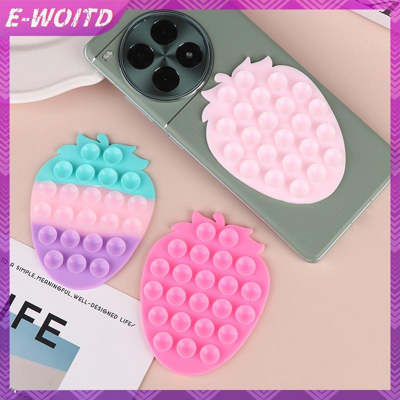 E-WOITD Dâu Hút Điện Thoại Di Động Hút Hỗ Trợ Gắn Giá Đỡ Điện Thoại Di Động Điện Thoại Đa Năng Miếng Lót Cố Định Điều Hướng Xe Giá Đỡ E-WOITD