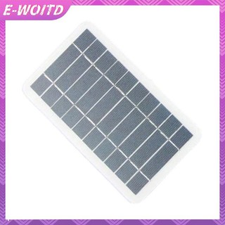 Bảng điều khiển năng lượng mặt trời E-WOITD 2W có USB Chống nước Đi bộ đường dài và cắm trại Di động Điện thoại di động Sạc ngân hàng Bảng điều khiển sạc 5V HNVN