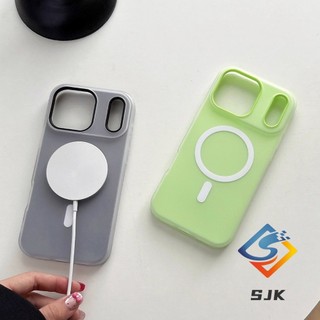 Vỏ từ tính chống sốc cho iPhone 17 Pro Max 16 15 14 13 12 11 Pro Max 17Air 14 15 16 Plus Matte Soft Feel Silicone Acrylic Protection