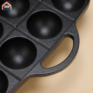 Chảo nướng Takoyaki 16 khoang Dễ dàng làm sạch Đĩa nấu ăn chống dính Máy làm Takoyaki đa năng di động để cắm trại tại nhà
