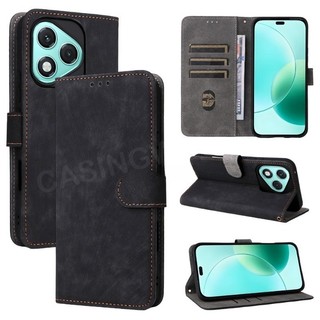 Dành Cho Honor 400 Lite Pro 400Lite 400Pro X8d 5G 4G Sang Trọng Da Lật Vỏ Điện Thoại Khe Cắm Thẻ Đứng Giá Đỡ Vỏ TPU Mềm Chống Sốc