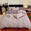 Bộ Chăn Ga Gối Chất Liệu Mới Hiện Đại Cotton Đũi Gấm Họa Tiết Cổ Điển Hoa Lá - MemMinBedding Luxury