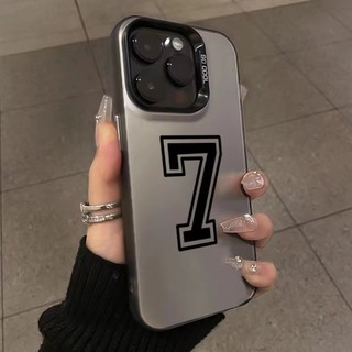 Lucky Numbers 10 7 Vỏ Bóng Đá Tương Thích Cho Xiaomi 14T Pro Poco F7 Pro X7 Pro C71 C61 C75 M7 M6 Pro Tranh Phong Cảnh Ốp Điện Thoại Cứng