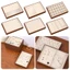 Ngăn kéo lưu trữ trang sức MARGREDY, Khay trang sức hạt gỗ thiết kế đơn giản, Kích thước nhỏ dễ thương Trang trí chức năng thực tế Giải pháp lưu trữ Vòng lưu trữ