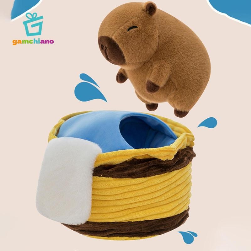 Gamchiano Capybara Đồ chơi sang trọng, Búp bê sang trọng Capybara, Đồ chơi sang trọng Capybara Trang trí phòng trẻ em
