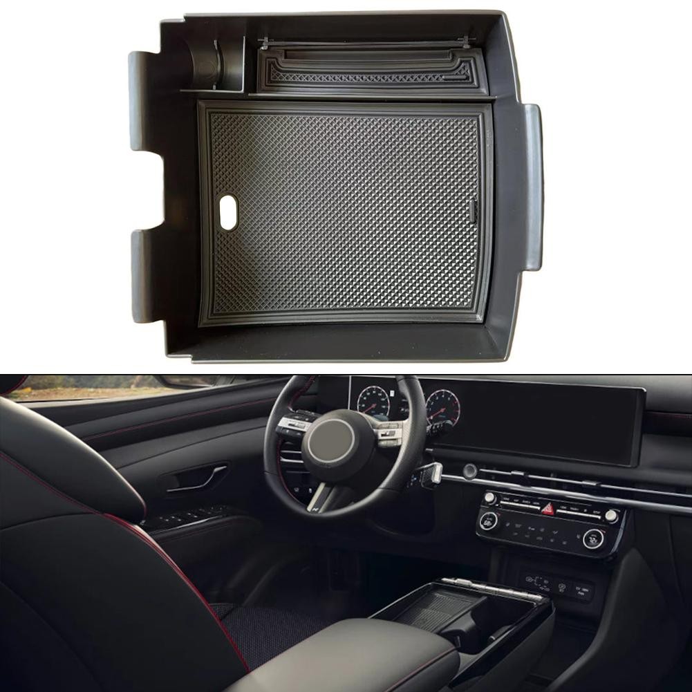 Dành cho bảng điều khiển trung tâm Hyundai Tucson Tay vịn xe Hộp lưu trữ bên trong