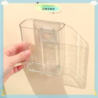 Trong Suốt Treo Tường Hộp Bảo Quản Treo Tường Đấm Đầu Giường Giá Nhà Chìa Khóa Mỹ Phẩm Treo Tường Tổ Chức Hộp Bảo Quản