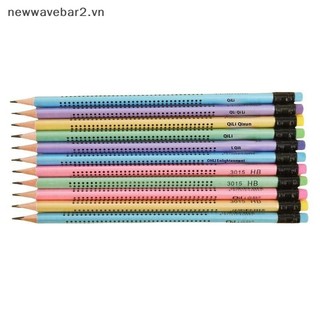 [Mới] 30 Bút Chì HB Có Tẩy, Thiết Kế Chống Trơn Trượt, Viết Mịn, Vỡ, Gỗ Composite, Màu Sắc.