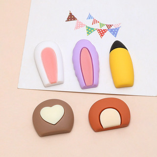 Hoạt Hình Dễ Thương Thỏ Pikachu Tai Nhựa Miếng Dán diy Handmade Trang Sức Kẹp Tóc Vỏ Điện Thoại Phụ Kiện Chất Liệu