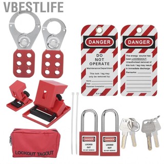 VBESTLIFE Lockout Tagout Kit Khóa điện đa chức năng thực tế cho khóa