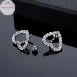 Sthb Trái Tim Bụng Nút Nhẫn Rốn Vòng Bụng Nút Nhẫn Trang Sức Rốn Pircing Umbil Pircing Vòng VN