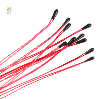 Twe 10 CÁI Điện trở nhiệt điện trở NTC MF52B 10K 100K Dây đeo đầu dò B3470 B3380 B3950 B3435 B 4250 1% 10CM Cảm biến điều khiển nhiệt độ VN