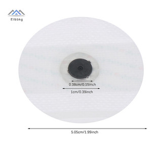 ELBBKG 50 Cái / túi Miếng đệm điện cực dùng một lần Phụ kiện ECG EKG Miếng đệm điện cực không dệt ECG Kích thích cơ bắp Mới