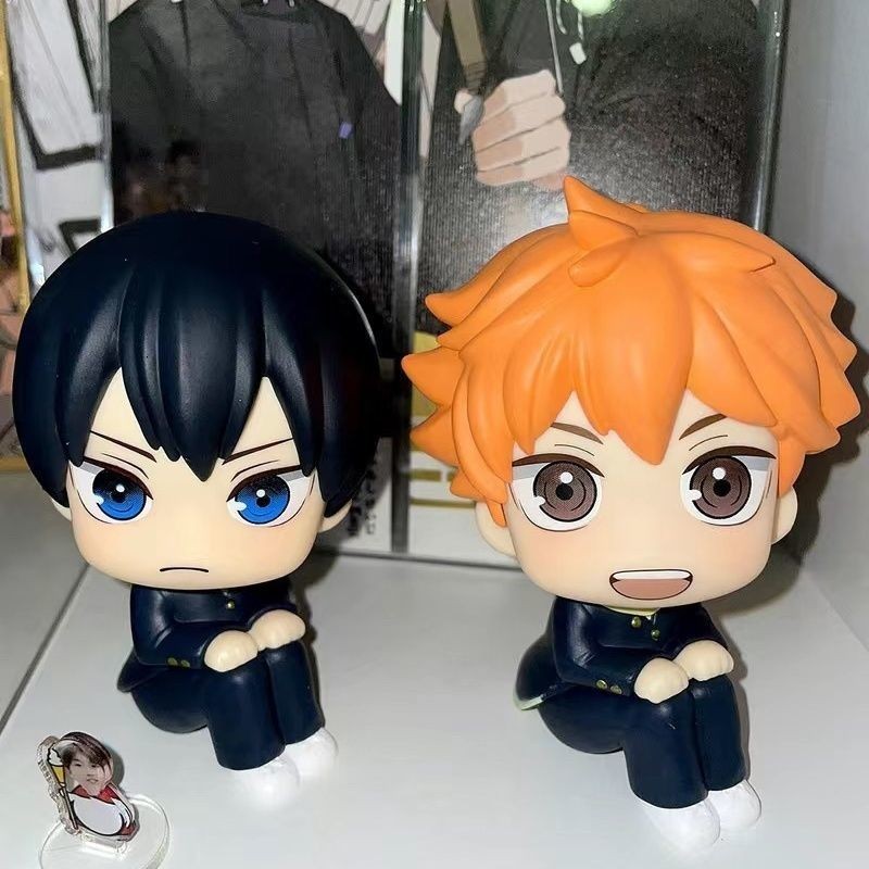 10cm Jujutsu Kaisen Anime Hình Xanh Khóa Satoru Gojo Itadori Yuji PVC Ngồi Vị Trí Q Phiên Bản Hình Bộ Sưu Tập Mô Hình Búp Bê