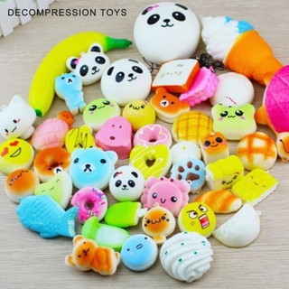 DE Phổ Biến Co Giãn Đạo Cụ Mềm Mại Squeezable PU Bun Đồ Chơi Trẻ Em Giảm Căng Thẳng Đồ Chơi