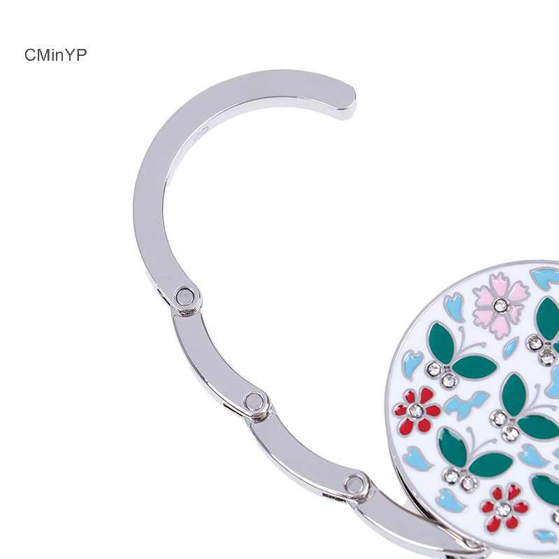 Cminyp Túi Gấp Túi Xách Móc Ví tote Hoa Hình Kim Loại Túi Đựng Bàn Glory