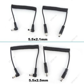 1m DC nam sang nam bên phải Đầu nối lò xo thiên thần 5,5mm x 2,1mm Cắm thẳng Cáp sạc nguồn 5,5 x 2,5 mm Dây nối dài F @ 2VN