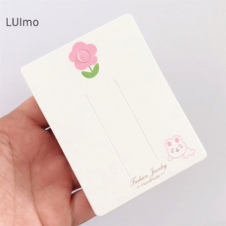 Luimo 50 Chiếc Dây Buộc Tóc Dễ Thương Kẹp Tóc Bao Bì Thẻ Giấy Cho Trẻ Em Bé Gái Phụ Kiện Tóc DIY Màn Hình Bao Bì Thẻ Bán Lẻ SBS